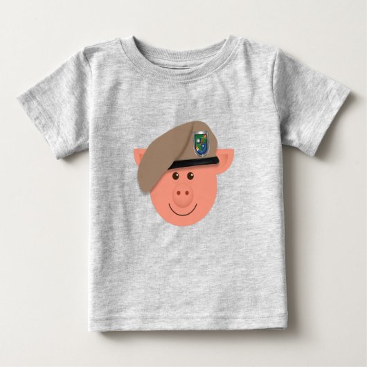 T-shirt Pour Bébé Baby Piglet Ranger (Devant)