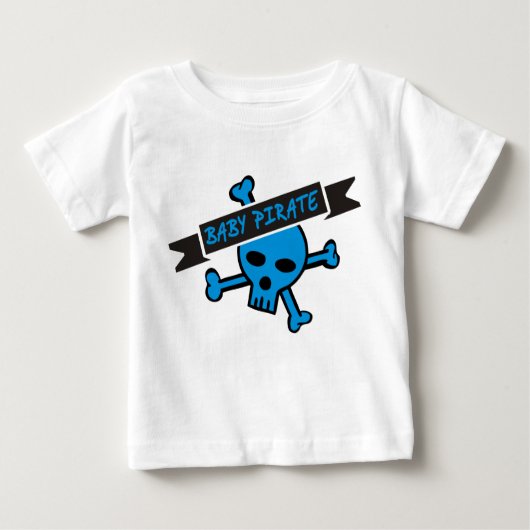 T-shirt Pour Bébé Baby Pirate Boy (Devant)