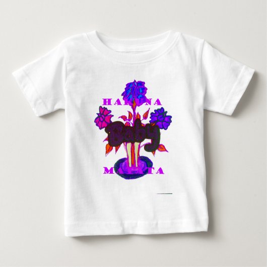 T-shirt Pour Bébé Baby plante Hakuna Matata cadeaux.png (Devant)