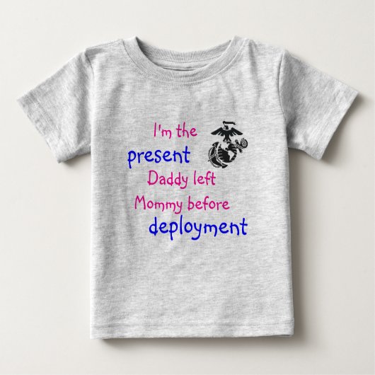 T-shirt Pour Bébé Baby pré-déploiement (Devant)
