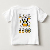 T-shirt Pour Bébé Baby Romper Penguin (Dos)