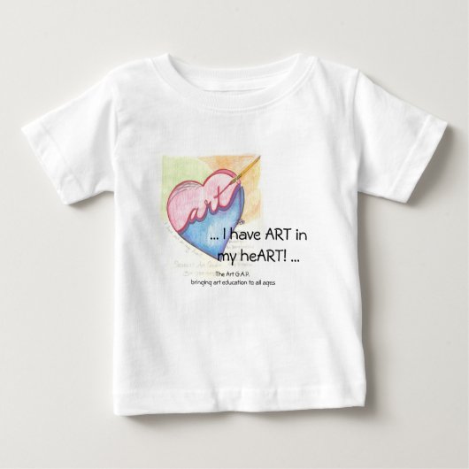 T-shirt Pour Bébé Baby Rompers - Art G.A.P. (Devant)