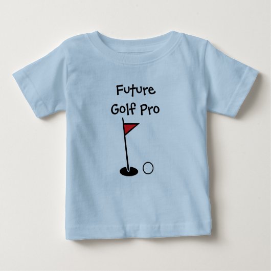 T-shirt Pour Bébé Baby-Shirt "Future Golf Pro" (Devant)