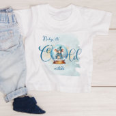 T-shirt Pour Bébé Baby shower à thème Snowglobe