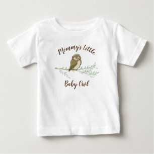 T-shirt Pour Bébé Baby shower animal de Owl Woodland