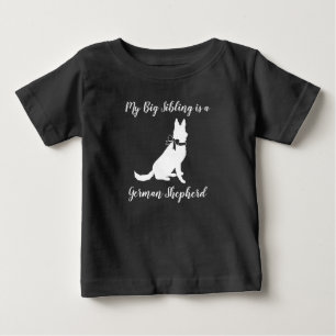 T-shirt Pour Bébé Baby shower berger allemand chien sans sexe