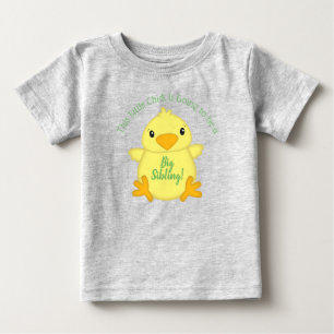 T-shirt Pour Bébé Baby shower blanc vert