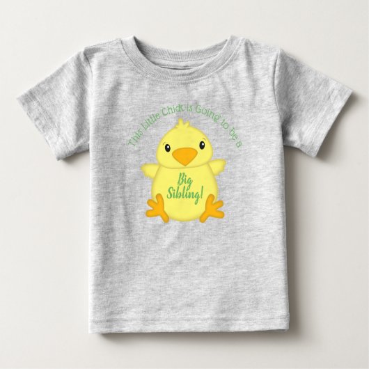 T-shirt Pour Bébé Baby shower blanc vert (Devant)