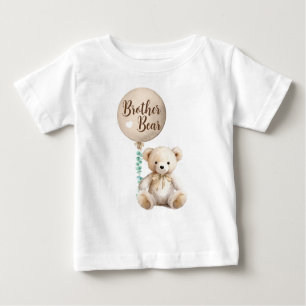 T-shirt Pour Bébé Baby shower de l'ours en peluche