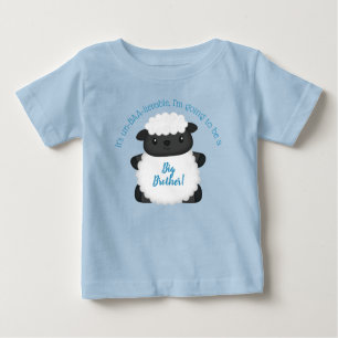T-shirt Pour Bébé Baby shower de mouton bleu