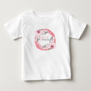 T-shirt Pour Bébé Baby Shower Fille Rose Pâle