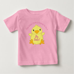 T-shirt Pour Bébé Baby shower rose