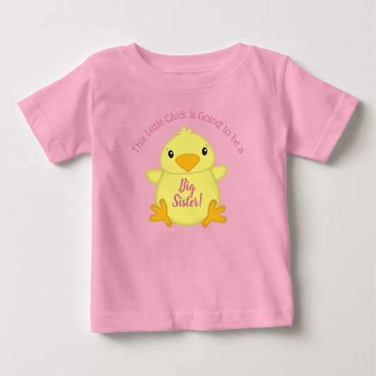 T-shirt Pour Bébé Baby shower rose (Devant)