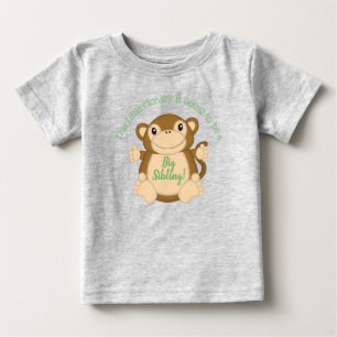 T-shirt Pour Bébé Baby shower singe Jungle