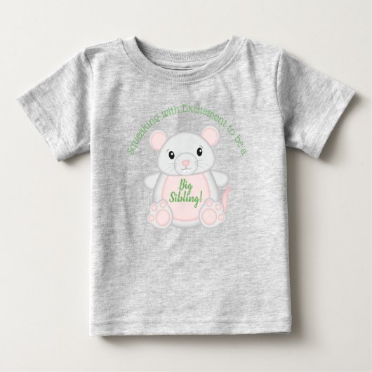 T-shirt Pour Bébé Baby shower souris (Devant)