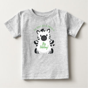 T-shirt Pour Bébé Baby shower Zebra