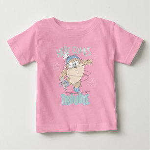 T-shirt Pour Bébé Baby TAZ™ - Patinage sur glace hivernal