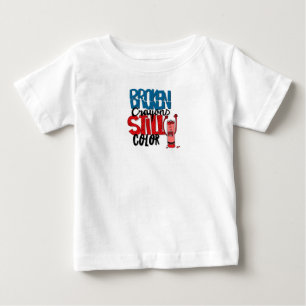 T-shirt Pour Bébé Baby Tee - "Journée mondiale du tourisme" Crayon D