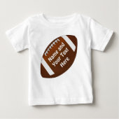 T-shirt Pour Bébé Baby to Toddler Jerseys de football personnalisé (Devant)