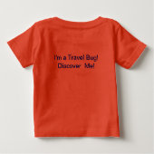 T-shirt Pour Bébé Baby Travel Bug Shirt (Dos)
