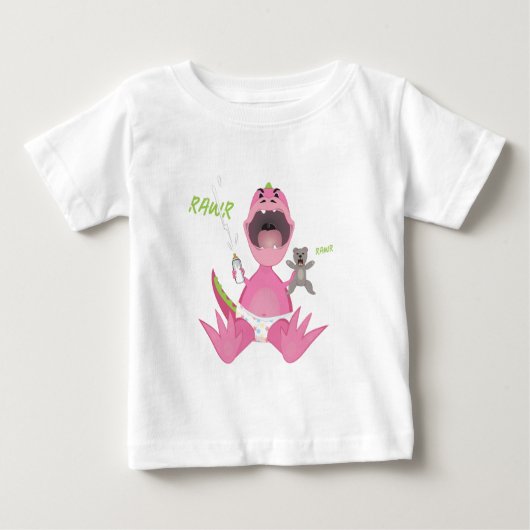 T-shirt Pour Bébé Babysaurus (Devant)
