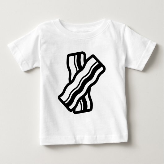 T-shirt Pour Bébé Bacon ! (Devant)