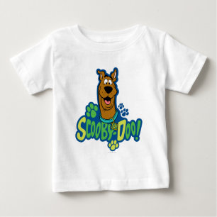 T-shirt Pour Bébé Badge de caractère Empreinte de patte Scooby-Doo