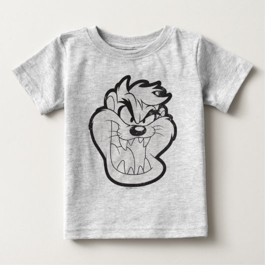 T-shirt Pour Bébé Badge TAZ™ Evil Grin (Devant)