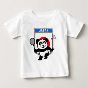 T-shirt Pour Bébé Badminton Panda