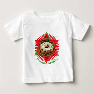 T-shirt Pour Bébé Bagel de pizza : Italien juif