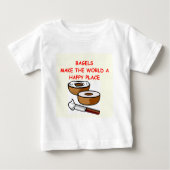 T-shirt Pour Bébé bagels (Devant)