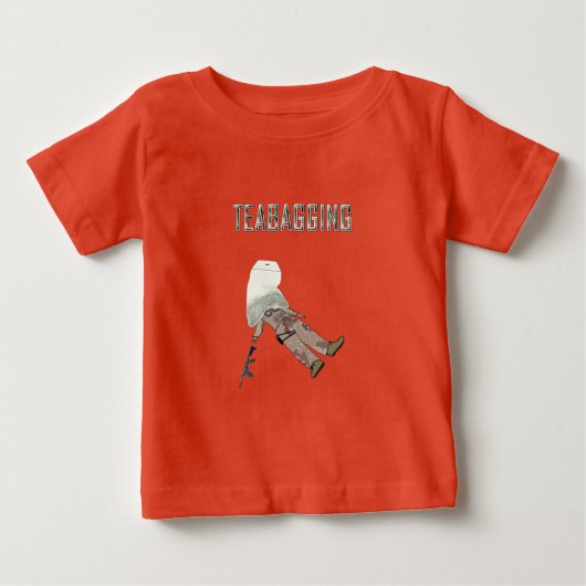 T-shirt Pour Bébé Bague de thé (Devant)