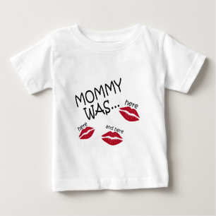 T-shirt Pour Bébé baisers de maman