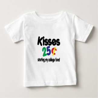 T-shirt Pour Bébé Baisers sauvant des fonds d'université