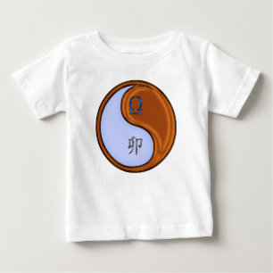 T-shirt Pour Bébé Balance & Lapin de Bois