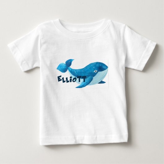 T-shirt Pour Bébé Baleine Elliott (Devant)