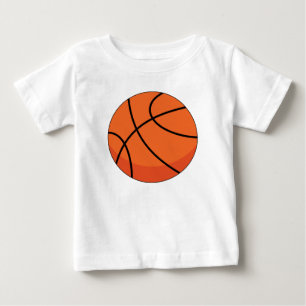 T-shirt Pour Bébé Balle de basket dessin animé