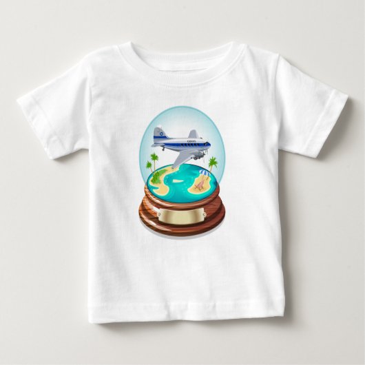 T-shirt Pour Bébé Balle de cristal d'été (Devant)
