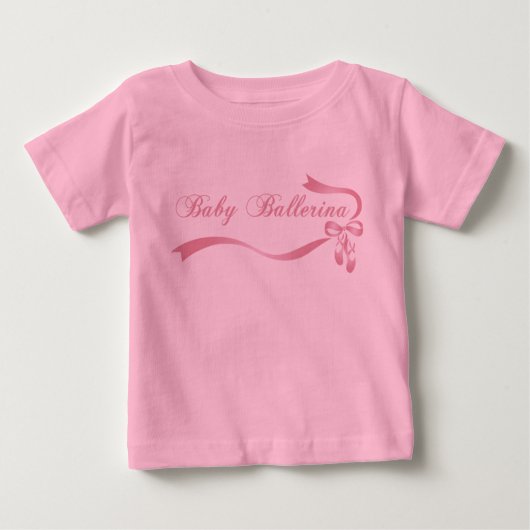 T-shirt Pour Bébé Ballerina Bébé Toddler Ruffle Tee (Devant)