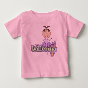 T-shirt Pour Bébé Ballerine - combinaison lilas de tutu de bébé