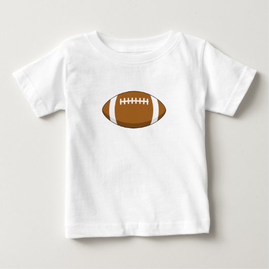 T-shirt Pour Bébé Ballon de football américain rugby (Devant)