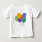 T-shirt Pour Bébé Ballons (Devant)