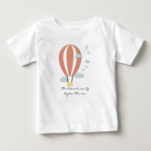 T-shirt Pour Bébé Ballons à air chauds (Devant)