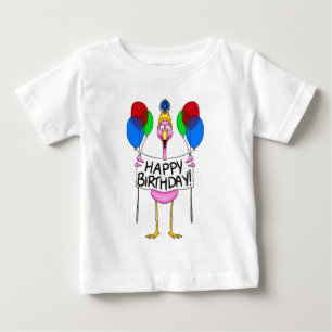 T-shirt Pour Bébé Ballons lunatiques de joyeux anniversaire de