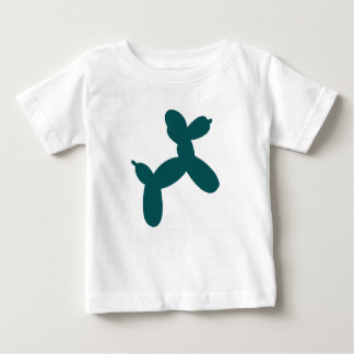 T-shirt Pour Bébé Balloon Chien Baby Romper, Turquoise