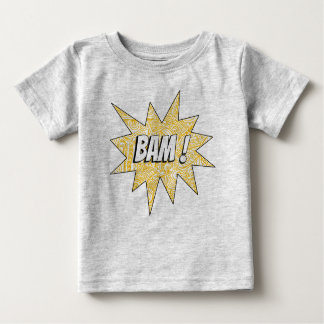 T-shirt Pour Bébé BAM gris ! Tee