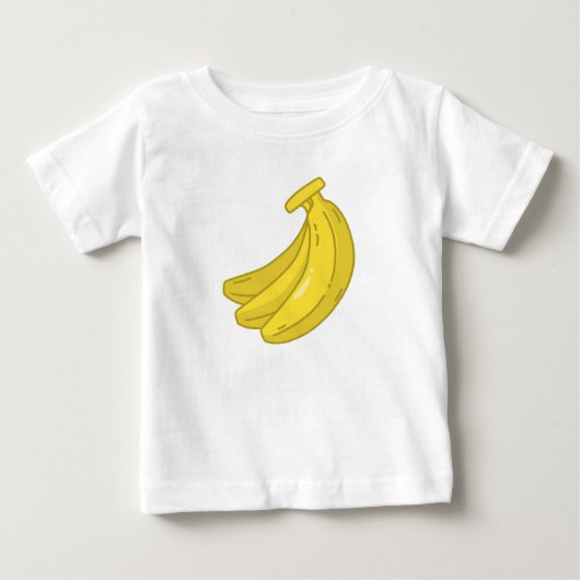 T-shirt Pour Bébé Banane (Devant)