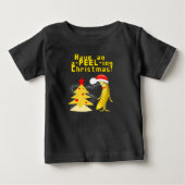 T-shirt Pour Bébé banane de Noël (Devant)