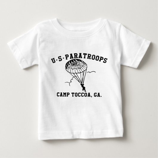 T-shirt Pour Bébé Band of Brothers Currahee US Paratrooper Toccoa (Devant)