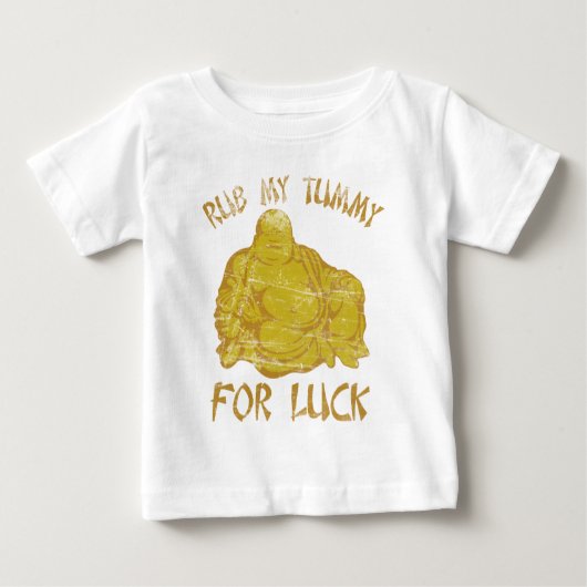 T-shirt Pour Bébé Bande de frottement de Bouddha mon ventre (Devant)